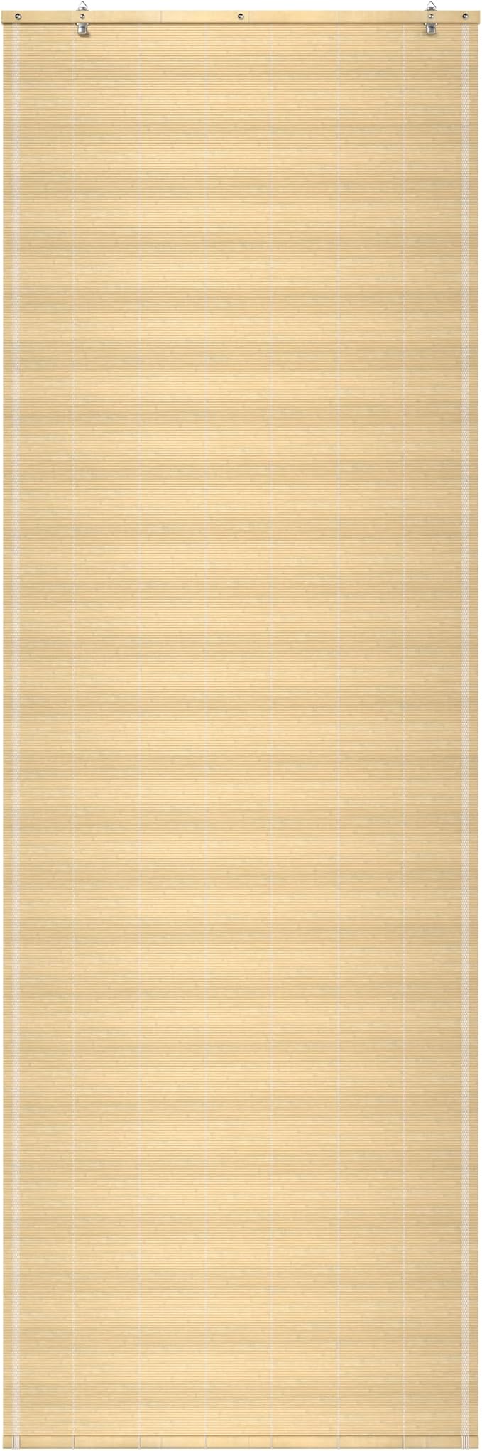 Red Lantern Matchstick Cordless Window Shade - Natural, 24" Wide
