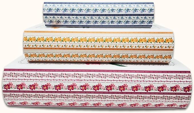 Punch Studio Decorative Storage Boxes with Lids | Nested Book Style Set of 3 Coated Cardboard Keepsake Box for Photos Documents Gifts Home Organization, 11” x 13.5” – Notable Florals