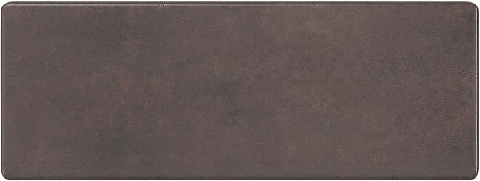 SIMPLIHOME Avalon Storage Ottoman Bench - 48" Wide x 16" High Upholstered Vegan Leather Rectangular Lift-Top Ottoman in Distressed Brown, Contemporary Bench for Living Room with High-Density Foam