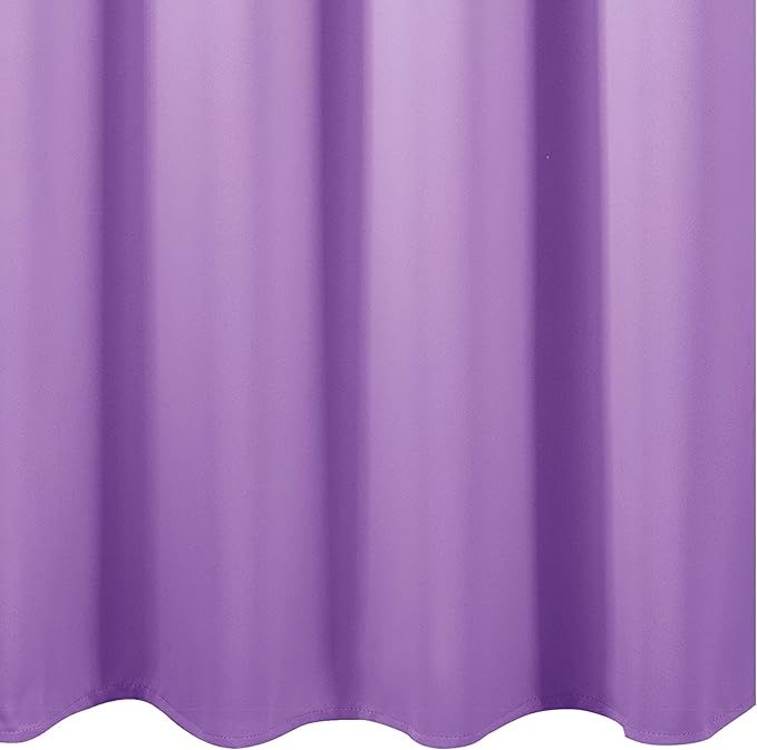 LEMOMO Blackout Curtains 66 x 95 inch/Lavender Curtains Set of 2 Panels/Thermal Insulated Room Darkening Bedroom Curtains