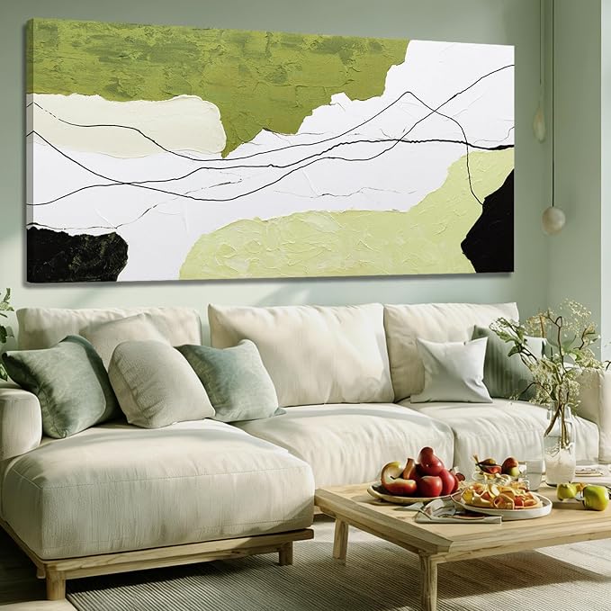 Dolidoteart Hand-Painted Abstract Oil Painting Canvas, Large 29x58 Inch Modern Textured Artwork for Living Room, Bedroom, Office, Hallway Wall Decor
