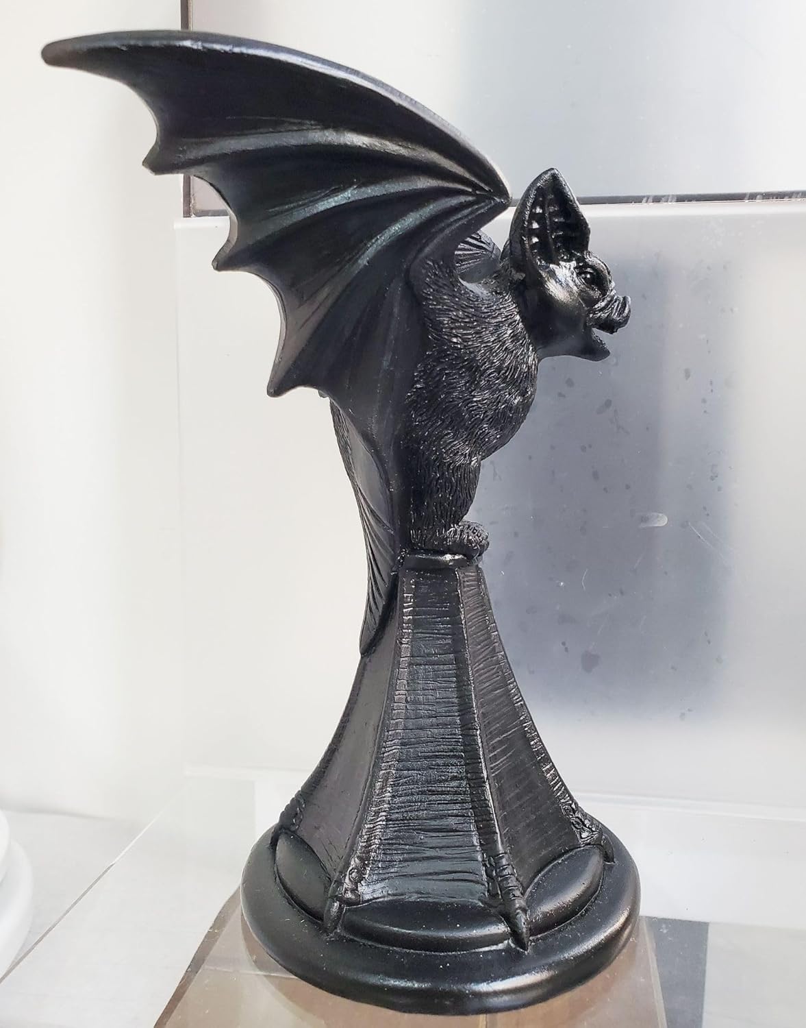 Gothic Candleholder Bat Candle Holder for Halloween, Resin Ornament, Home Desktop Decoration, Christmas Decor, Party Favors