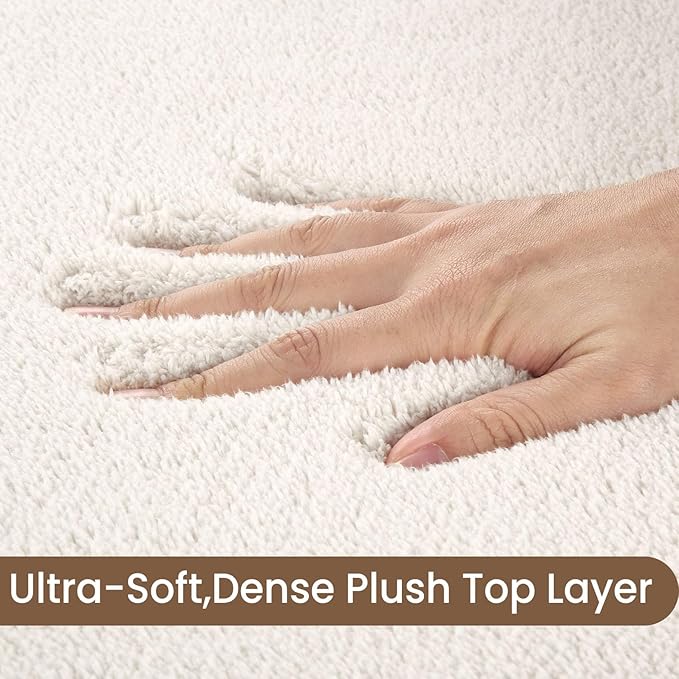 Sour Lemon 4x6 Area Rugs for Living Room, Soft Area Rug Fluffy Rugs for Bedroom，Machine Washable Area Rug Non Slip Carpet Rug for Living Room Playroom Kids Room Home Decor