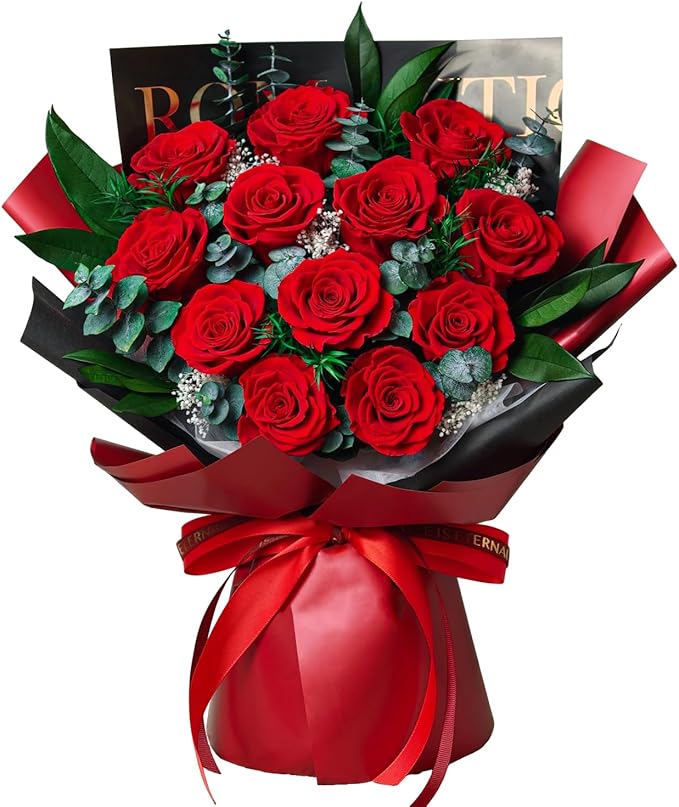 Vrioca Flowers for Delivery, Preserved Flowers Bouquets, Birthday Gifts for Women Mom