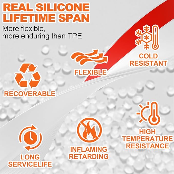 Door Draft Stopper, Door Sweep for Bottom of Door, Weather Stripping Door Seal Gap Filler Bottom Blocker Soundproof Cold Air Insulation Save Energy Installs Quickly and Easily (White, 78‘’)