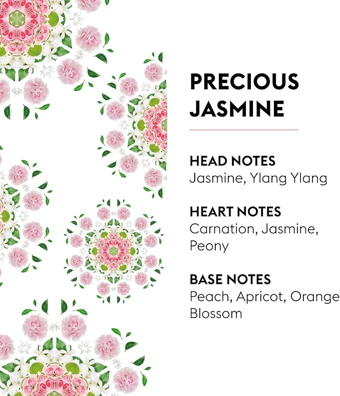 MAISON BERGER Precious Jasmine Lampe Berger Refill, 500 ml (16.9 fl oz), 2-in-1 Catalytic System, Neutralizes Odors and Diffuses Fragrance, Jasmine, Floral Notes, Made in France