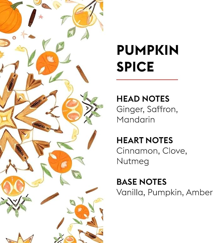 MAISON BERGER Pumpkin Spice Lampe Berger Refill, 500 ml (16.9 fl oz), 2-in-1 Catalytic System, Neutralizes Odors and Diffuses Fragrance, Ginger, Cinnamon, Clove, Made in France