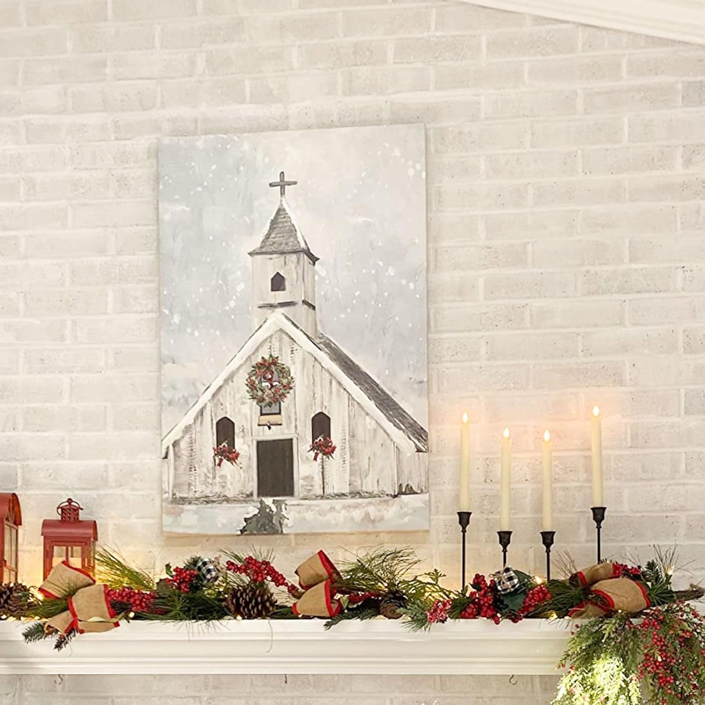 Metal Candle Holders for Candlesticks Taper Candlestick Holders Set Vintage Decorative Centerpiece Candelabra Tall Candle Stands for Halloween Thanksgiving Christmas (Matt Black, 1 Set (3 pcs))