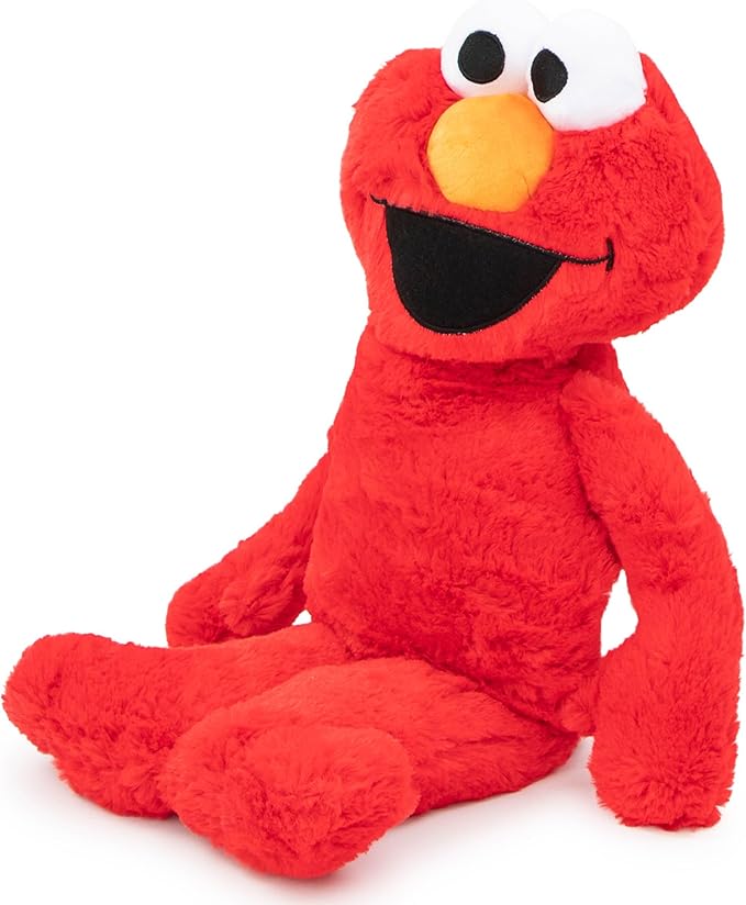 Jay Franco Plusg Pillow Buddy Super Soft Polyester Microfiber | Sesame Street Elmo 22 inch (Official Sesame Street Product)