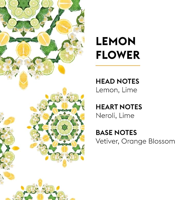 MAISON BERGER Lemon Flower Lampe Berger Refill, 500 ml (16.9 fl oz), 2-in-1 Catalytic System, Neutralizes Odors and Diffuses Fragrance, Lemon, Orange Blossom, Made in France