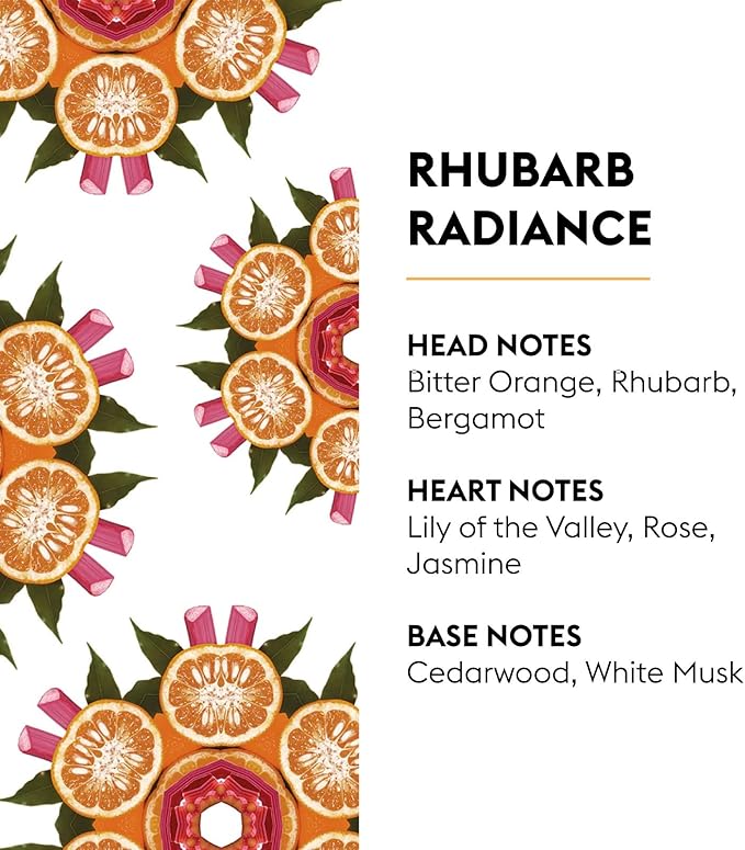Maison Berger Rhubarb Radiance Lampe Berger Refill, 500 ml (16.9 fl oz), 2-in-1 Catalytic System, Neutralizes Odors and Diffuses Fragrance, Bitter Orange, Rhubarb, Bergamot, Made in France