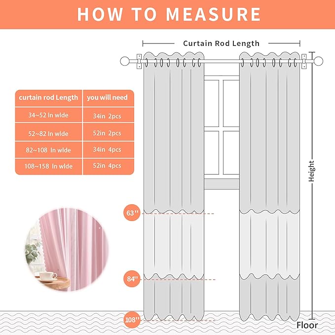 XiDi Light Pink Blackout Curtains for Girls Bedroom 90 Inches Long 2 Panels, Thermal Insulated Room Darkening Drapes for Nursery Living Room Grommet Top Noise Reducing Hollow Star Curtains W34 x L90