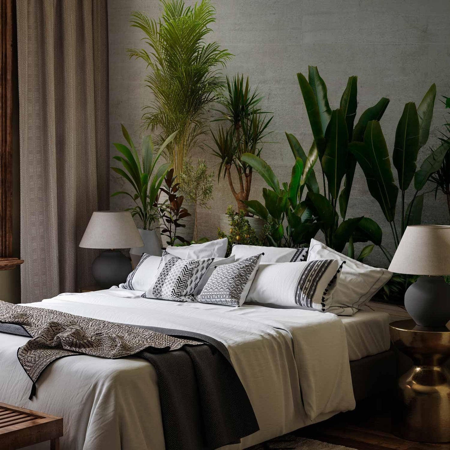 artgeist Premium Wall Mural Nature 177x124 in - Non-Woven Wallpaper Fleece Wall Decor Photo Print Picture Image Design Botanics Plants 3D Effect b-B-0600-a-a