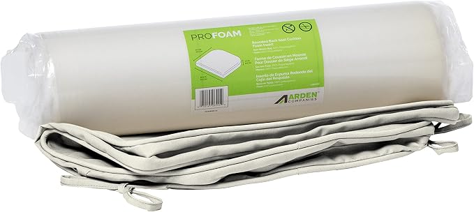 Arden Selections ProFoam Performance Outdoor Seat Cushion 19 x 20, Sand Cream