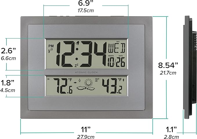 La Crosse Technology Atomic Wall/Table Clock (512-85937)