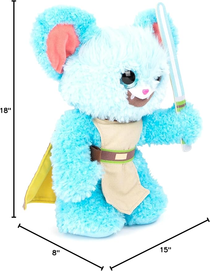 Star Wars Young Jedi Adventures Nubs Plush Pillow Buddy - Super Soft Character Pillow - Polyester Microfiber, 15 Inches