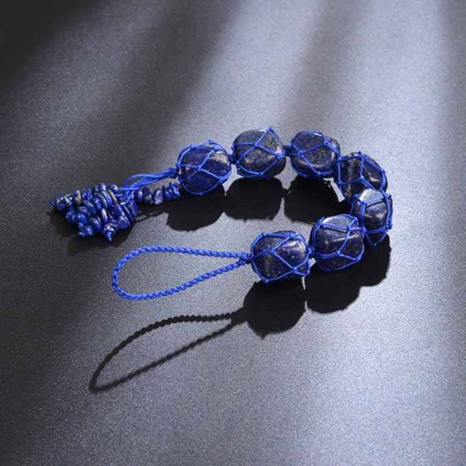 Healing Crystals Home Interior Decoration Car Hanging Ornaments Good Luck Home Decoration for Reiki Healing Good Luck Feng Shui (Lapis Lazuli)