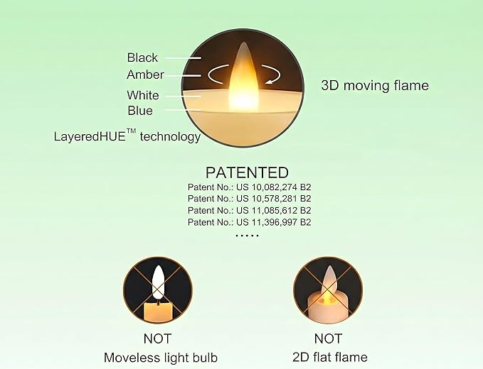Flameless Pillar Candles Flickering with Remote Timer, Battery Operated LED Candles Up to 400 Hours, 3D Moving Flame Real Wax Candles(Burgundy)
