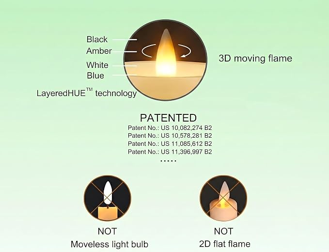 Flameless Pillar Candles Flickering with Remote Timer, Battery Operated LED Candles Up to 400 Hours, 3D Moving Flame Real Wax Candles. (Ivory Melted Top)