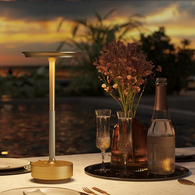 Cordless Rechargeable Table Lamp,LED Portable Touch Battery Table Lights