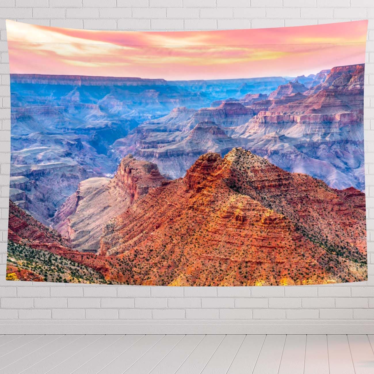 Canyon Tapestry For Bedroom Grand Canyon Arizona United States Of America Tapestries Wall Hanging For Living Room Dorm Office 60×50 In