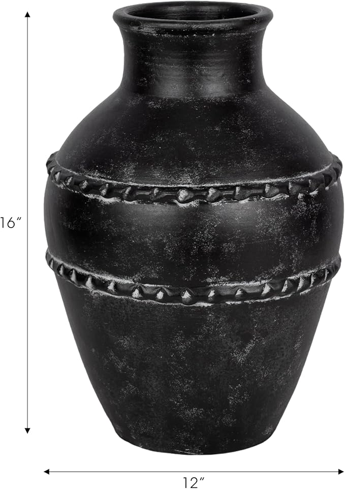 Sagebrook Home Traditional Terracotta Vase