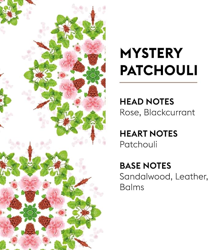 Maison Berger Mystery Patchouli Lampe Berger Refill, 500 ml (16.9 fl oz), 2-in-1 Catalytic System, Neutralizes Odors and Diffuses Fragrance, Rose, Blackcurrant, Patchouli, Sandalwood, Made in France
