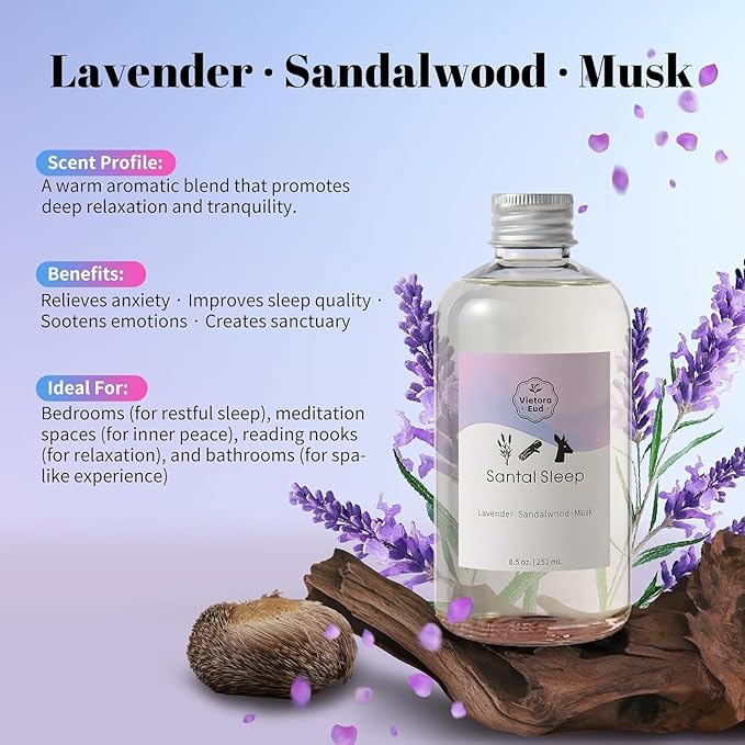 Organic Lavender Essential Oil for Diffuser,Hotel Collection Diffuser Oil Refill(8.5 FL oz) Inspired by Ritz Carlton for Home&Office|Long-Lasting for Machine, Room Spray, Air Freshener, HVAC