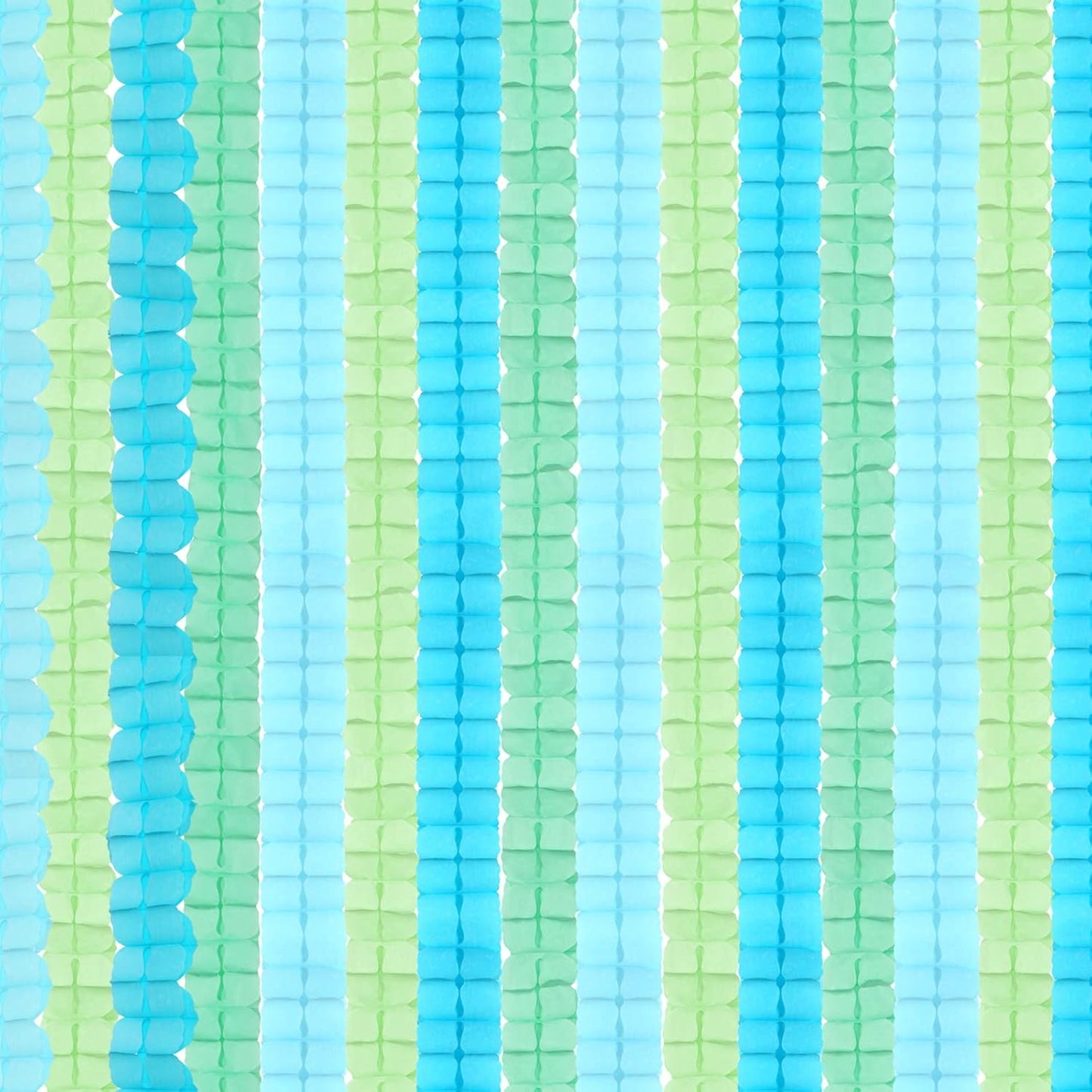 Blue-Green Party-Decorations Streamers Garland - 157Ft Four-Leaf Clover Hanging Banner, Jungle Theme Party Supplies Spring Summer Birthday Baby Bridal Shower Decor Hugtmr