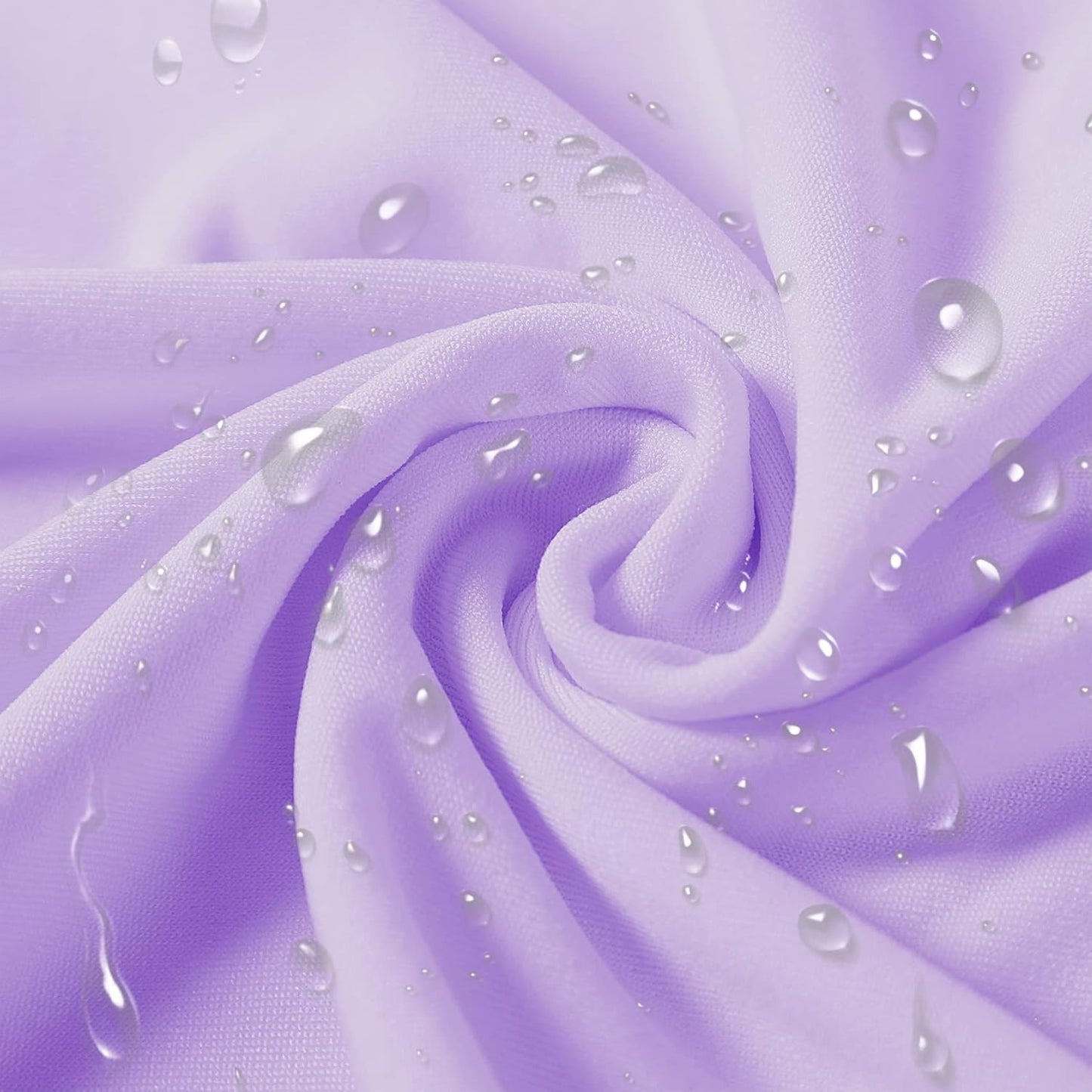 SUPERO Waterproof Spandex Chair Cover 12PCS, Stretch Dining Chair Covers, Polyester Outdoor Chair Covers, Protector Stretch Chair Cover for Party Universal, Banquet, Wedding Event, Hotel(Lavender)