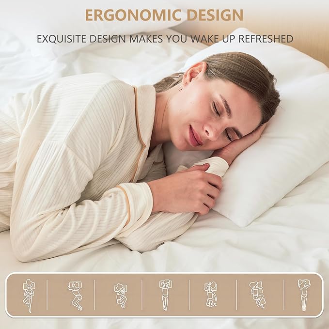 Obruosci Luxury Throw Pillow Inserts, Pack of 8, 18 x 18 inches Hypoallergenic Ultra Soft White Polyester Microfiber Durable Couch Cushion Fillers