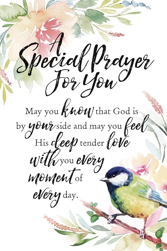 DEXSA A Special Prayer For You Wood Plaque - Made in the USA - 6"x9" - Elegant Vertical Frame Wall & Tabletop Decoration | Easel & Hanging Hook | Christian Family Religious Home Decor Saying