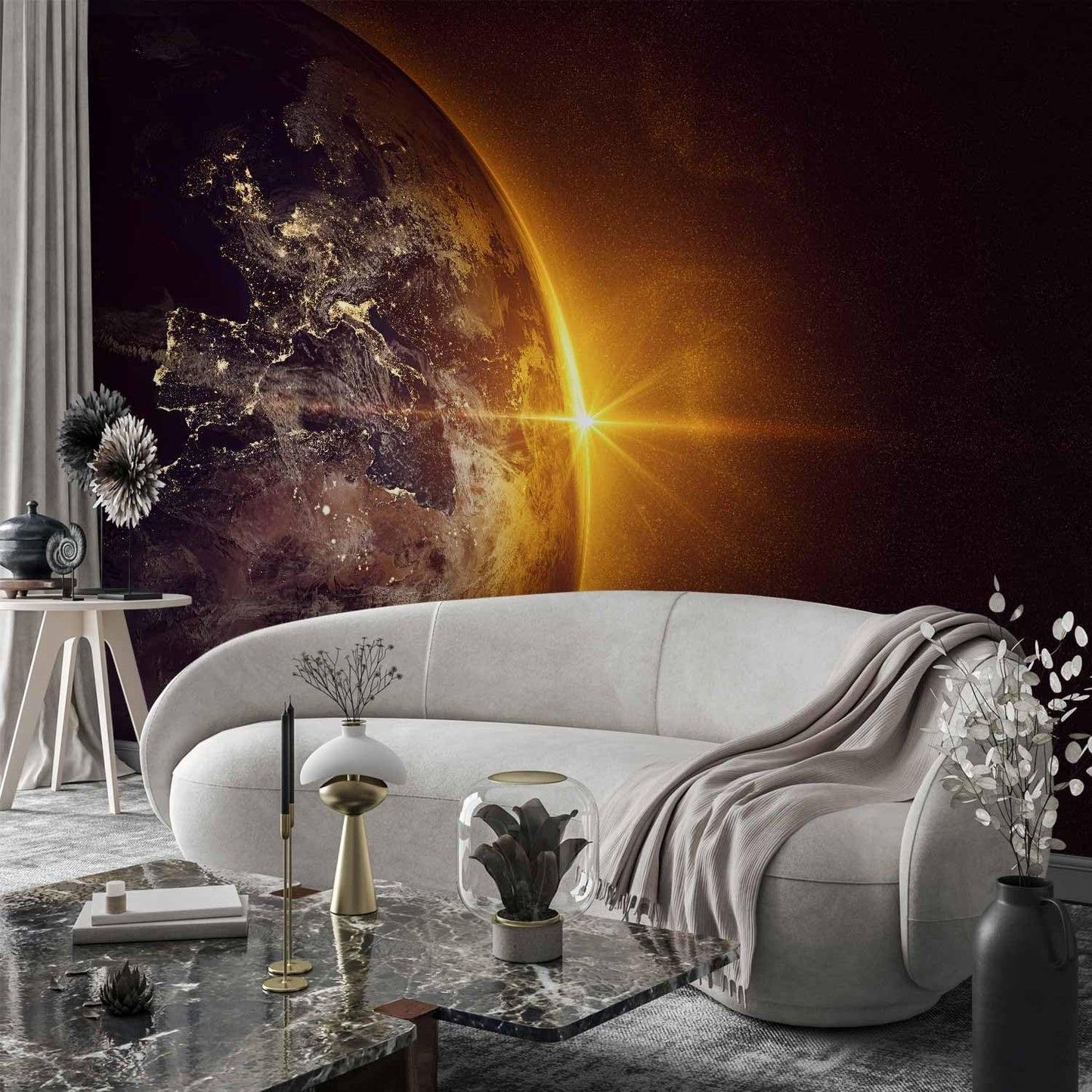 artgeist Premium Wall Mural Cosmos Galaxy 177x124 in - XXL Non-Woven Wallpaper Fleece Wall Decor Photo Print Picture Image Design Home n-B-0003-a-a