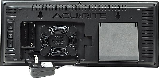 AcuRite 75155M 14.5" Large Green LED Digital Clock Inch, Green