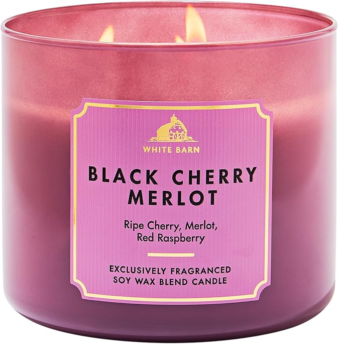 Bath & Body Works Black Cherry Merlot 3-Wick Candle