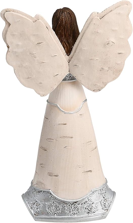 Pavilion Gift Company Elements Aunt Guardian Angel Figurine, 6", Purple