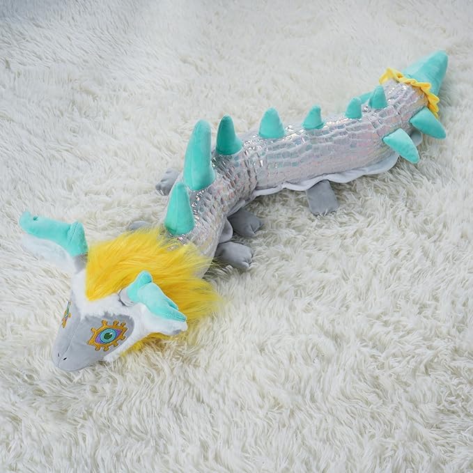 Nadou TLOZ Light Dragon Plush Pillow,43.3" Light Dragon Stuffed Anime Doll Can be Used as a Birthday, Christmas for Kids-Collectible Squishy Plushies