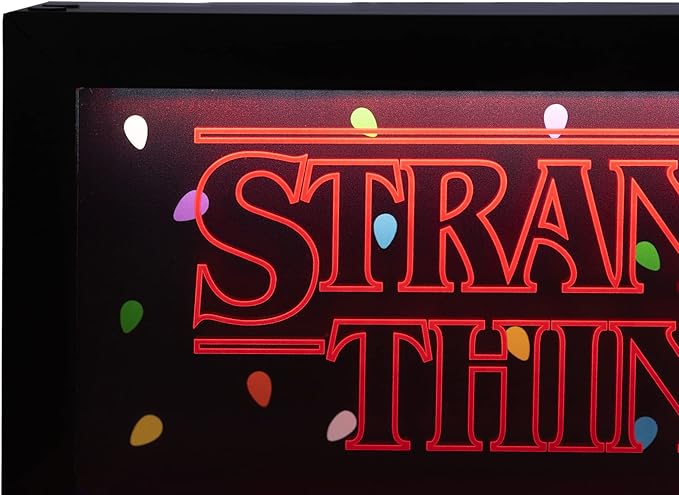 Stranger Things Merchandise - 4 Lighting Modes - Official Stranger Things Lamp - Neon Light - Led Lamp - Stranger Things Halloween Decor Indoor - Night Light for Kids