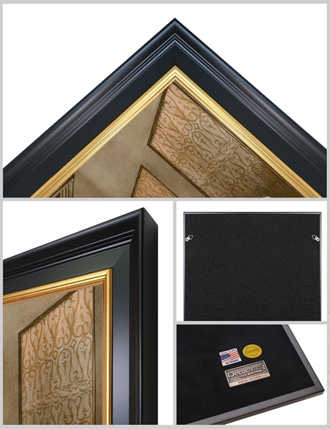 DECORARTS - The Last Supper by Leonardo Da Vinci Giclee Reproducation, Giclee Prints Acid Free Cotton Canvas with Matching Black Gold Solid Wooden Frame. Total Framed Size: 33 inch W x 19 inch H,Large