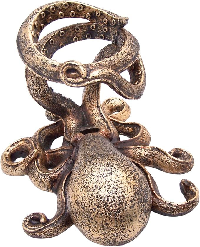 Wowser Octopus Wine Bottle Holder, Nautical Home Bar Decor, Wine Accessories, Kitchen Wine Organizer