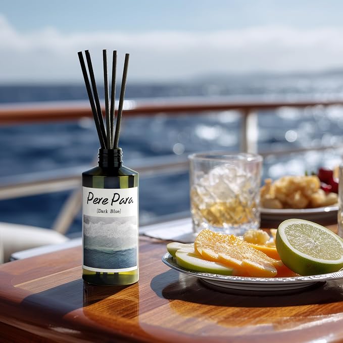 Misty Grove Scent Premium Reed Diffuser Set - 2 Pack, 400ml /14.1 fl.oz Scented Oil with 6 Sticks | Long-Lasting Fragrance for Home & Office | Luxury Gift