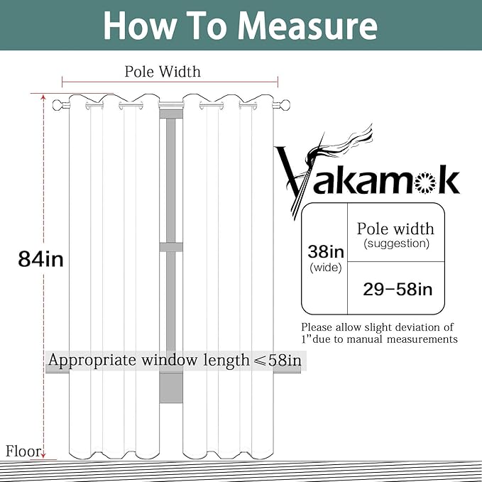 Yakamok Room Darkening Grommet Window Blackout Drapes Thermal Insulated Navy Blue Blackout Curtains for Bedroom(38Wx84L, 2 Panels)