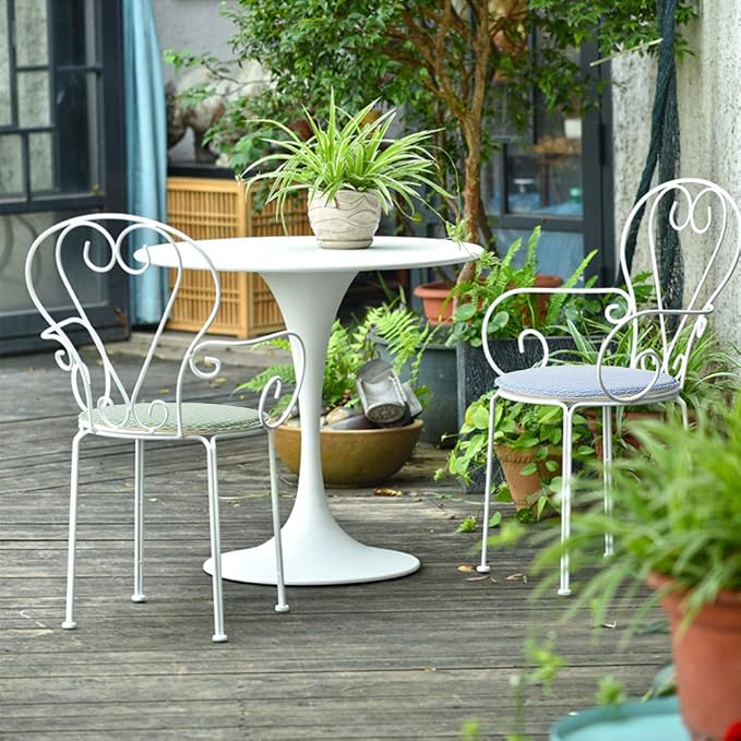 Round Bar Stool Cushions for Kitchen Dining Seat Pads with Ties 4 Pack Non Slip Cushions Pad for High Stool Chairs Bistro Bar Seat 13 Inch, Green Grim
