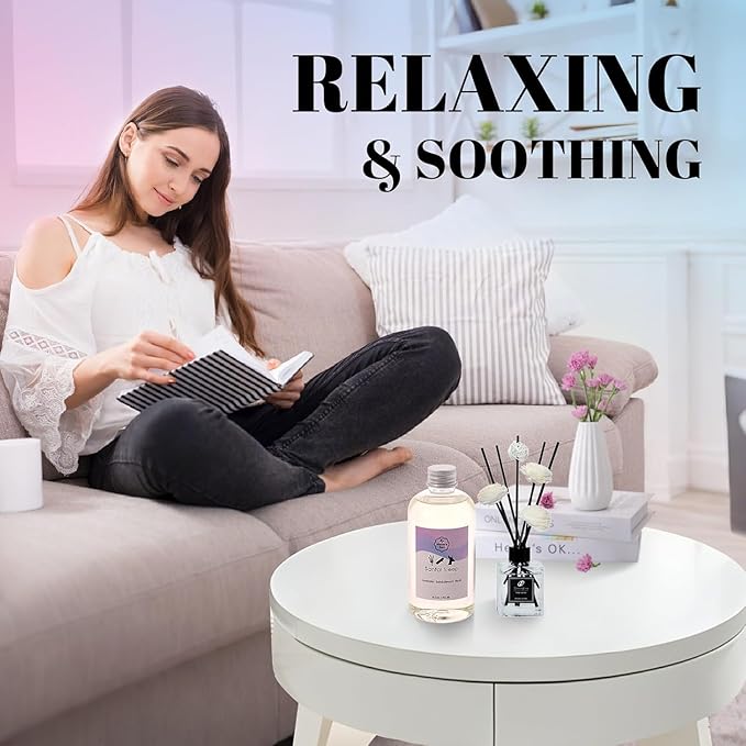 Organic Lavender Essential Oil for Diffuser,Hotel Collection Diffuser Oil Refill(8.5 FL oz) Inspired by Ritz Carlton for Home&Office|Long-Lasting for Machine, Room Spray, Air Freshener, HVAC