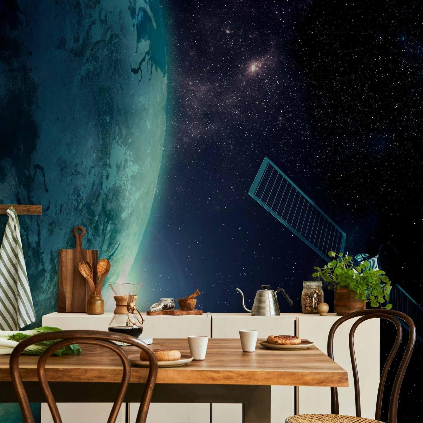 artgeist Premium Wall Mural Cosmos Galaxy 177x124 in - XXL Non-Woven Wallpaper Fleece Wall Decor Photo Print Picture Image Design Home n-B-0007-a-c