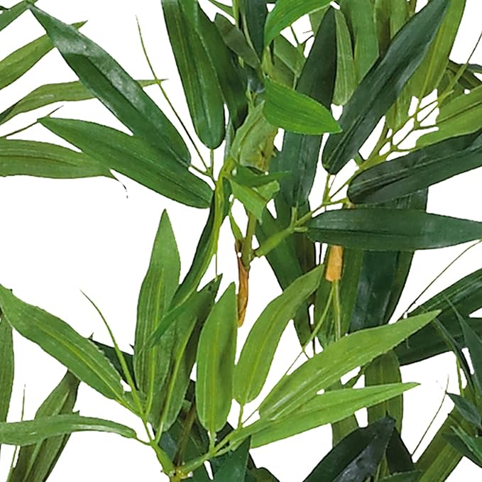 Nearly Natural 4ft Artificial Bamboo Plant Faux Greenery for Indoor Home Office Decor