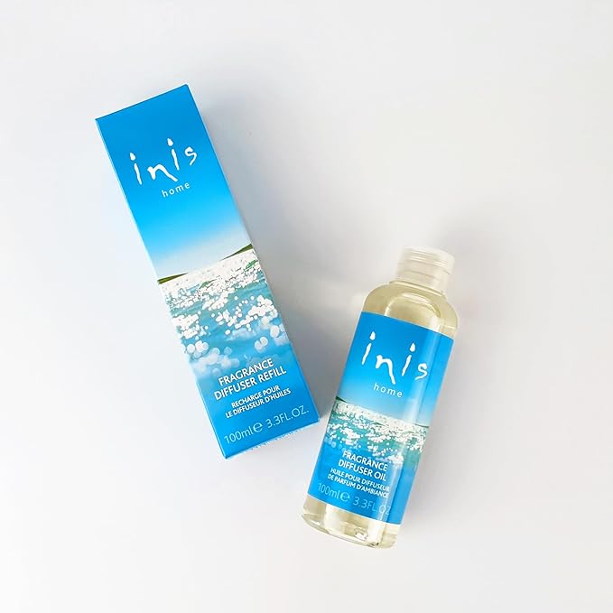 Inis the Energy of the Sea Reed Diffuser Oil Refill - Ocean Fresh Fragrance for Home - 3.3 Fluid Ounce