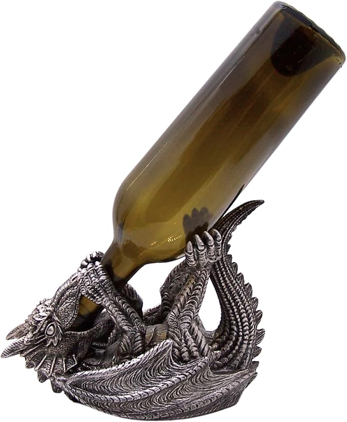 Wowser Gothic Dragon Wine Bottle Holder - Wine Accessories & Kitchen Organizer