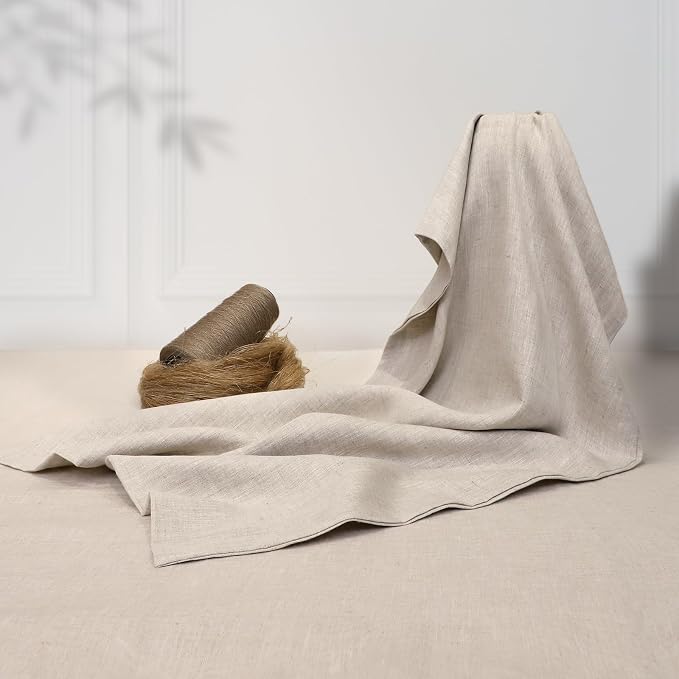 Linen Pillow Cases Queen Size Set of 2, 100% French Flax Linen Pillowcases Breathable Washed Pillow Covers with Envelope Closure for Cooling Sleep Bedding Gift(Natural Linen,20x30)