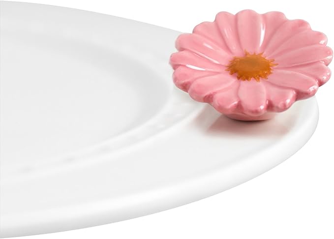 Nora Fleming Flower Power (Gerber Daisy) A41 - Hand-Painted Ceramic Holiday Décor - Spring Minis for The Home and Office